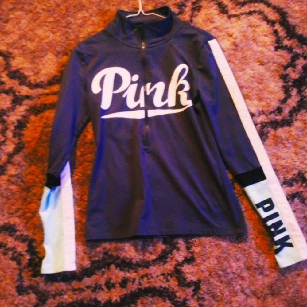 Pink VS Intimate 1/4 zip pullover size XS